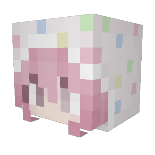 monster194210 Minecraft avatar head, 3D render