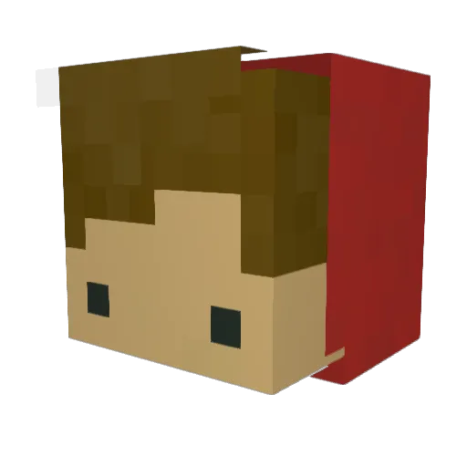monster3470 Minecraft avatar head, 3D render