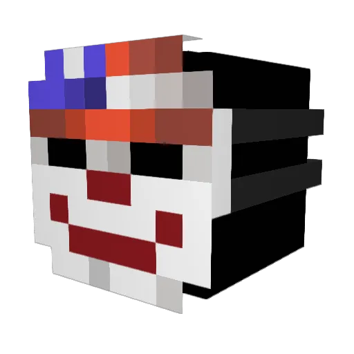 monster_ae86 Minecraft avatar head, 3D render