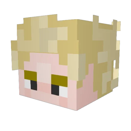monster_penguin Minecraft avatar head, 3D render
