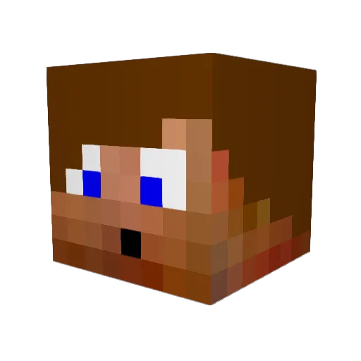 monsterben1515 Minecraft avatar head, 3D render
