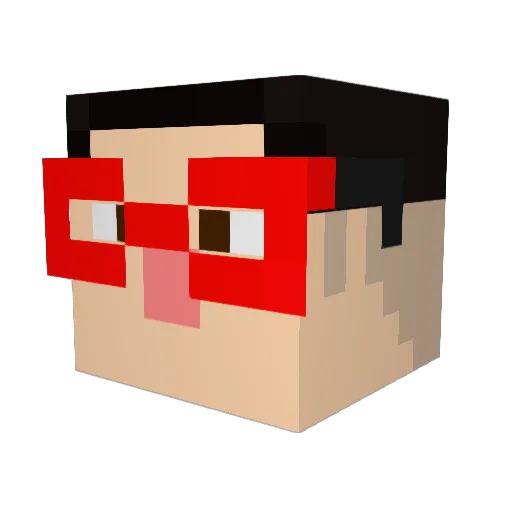 monsterboy4 Minecraft avatar head, 3D render