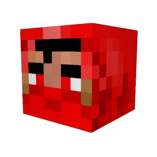 monstercatcher12 Minecraft avatar head, 3D render