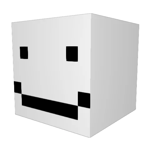 monsterdiggare Minecraft avatar head, 3D render