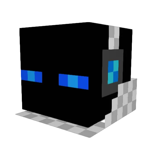 monsterinc23 Minecraft avatar head, 3D render