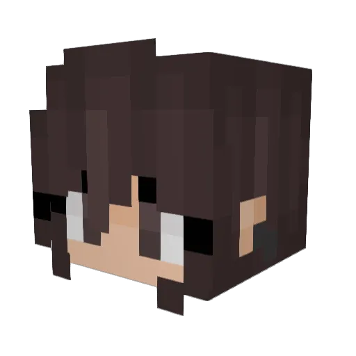 monsterincsboo Minecraft avatar head, 3D render