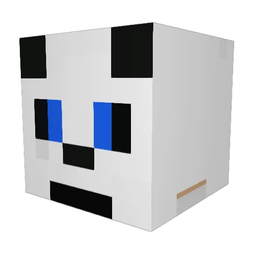 monsterrufus Minecraft avatar head, 3D render