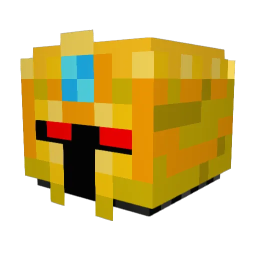 monsters6453 Minecraft avatar head, 3D render
