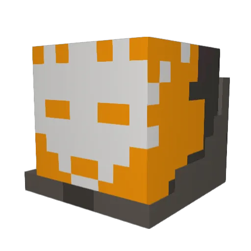 monstertron117 Minecraft avatar head, 3D render