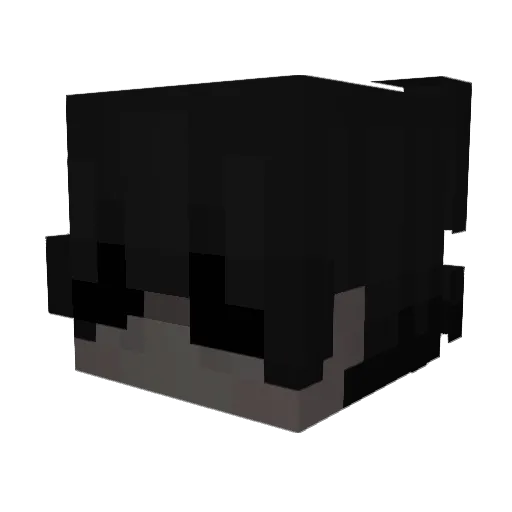 monte666 Minecraft avatar head, 3D render