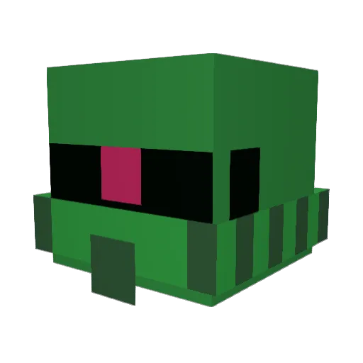 monyo0202 Minecraft avatar head, 3D render