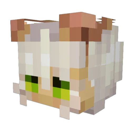monzuul Minecraft avatar head, 3D render