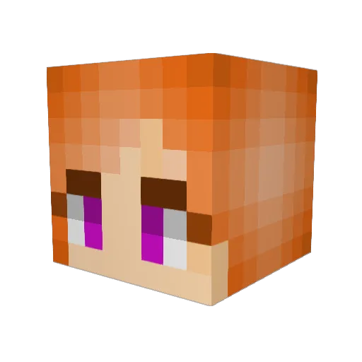 moo2256 Minecraft avatar head, 3D render