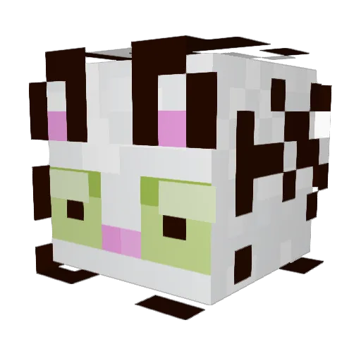 moo_1972 Minecraft avatar head, 3D render