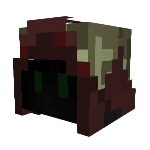moobesoor Minecraft avatar head, 3D render