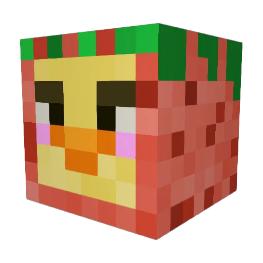 moochie21 Minecraft avatar head, 3D render
