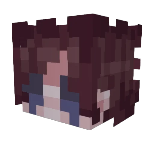moochiifenix Minecraft avatar head, 3D render