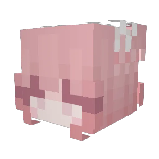 moocow_44 Minecraft avatar head, 3D render