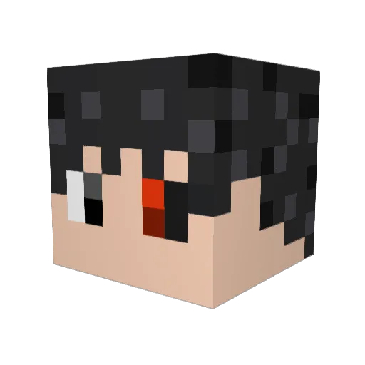 mooday7 Minecraft avatar head, 3D render