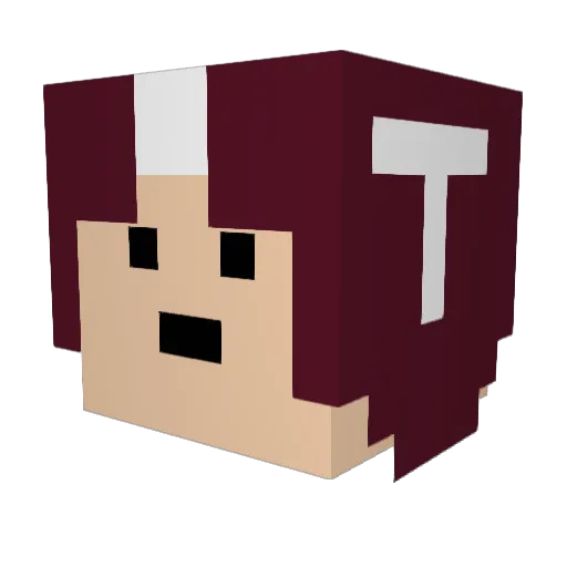 moodyman87 Minecraft avatar head, 3D render