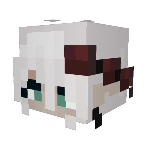 moodywitch101 Minecraft avatar head, 3D render