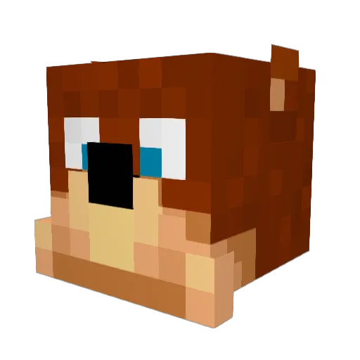 moofusminecraft Minecraft avatar head, 3D render