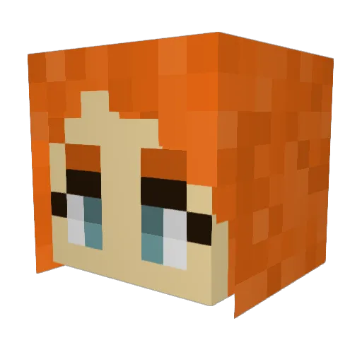moogal00 Minecraft avatar head, 3D render