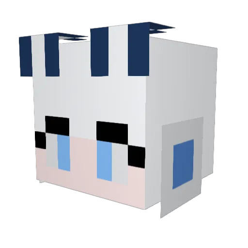 moogi2 Minecraft avatar head, 3D render