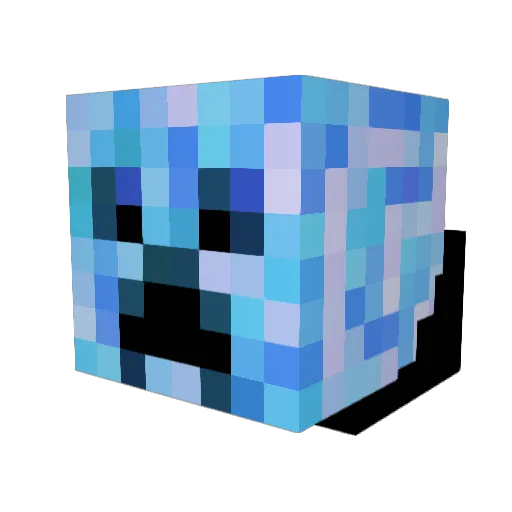 mooingcat Minecraft avatar head, 3D render