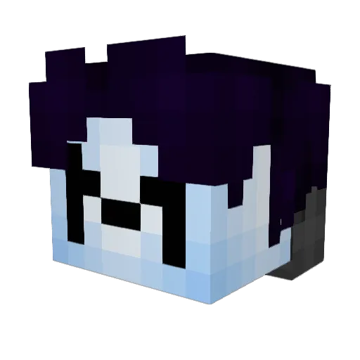 mookie_wara Minecraft avatar head, 3D render