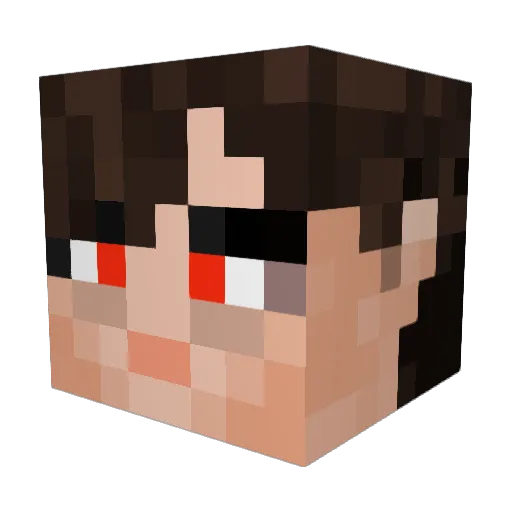 moomee52 Minecraft avatar head, 3D render