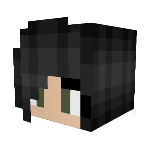 moomlightstouch Minecraft avatar head, 3D render