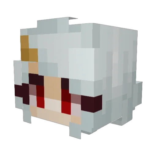 moomoomonster25 Minecraft avatar head, 3D render