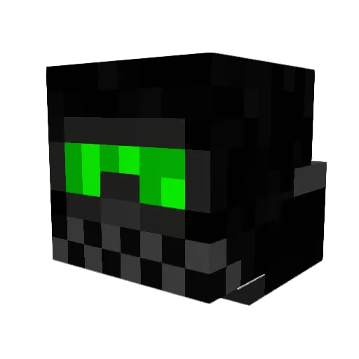 moompo231 Minecraft avatar head, 3D render