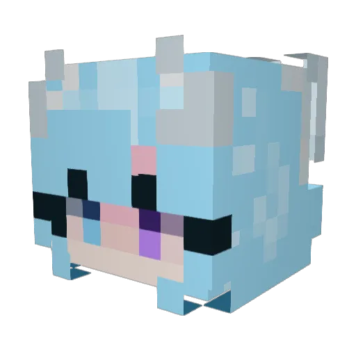 moon_soso_0318 Minecraft avatar head, 3D render