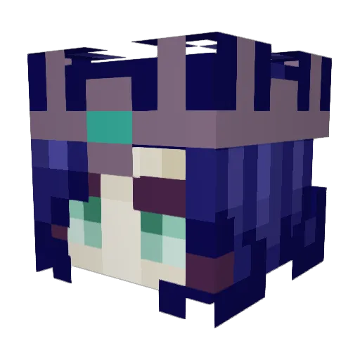moonblaze9180 Minecraft avatar head, 3D render