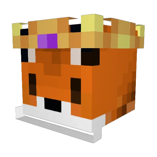 mooncake182 Minecraft avatar head, 3D render