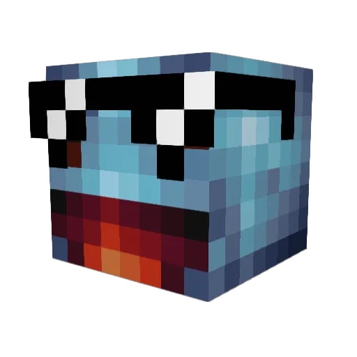 moondawg2001 Minecraft avatar head, 3D render
