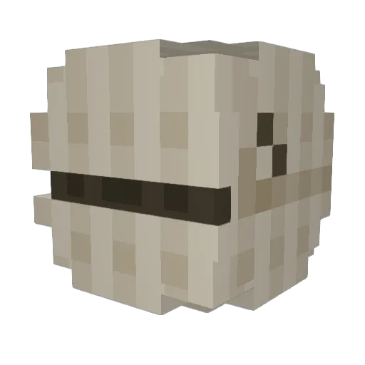 moondomizer Minecraft avatar head, 3D render