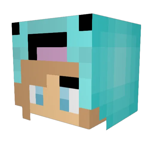 mooney02 Minecraft avatar head, 3D render