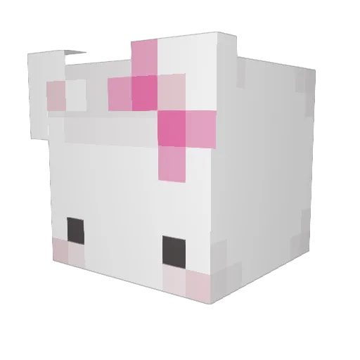moonface23 Minecraft avatar head, 3D render