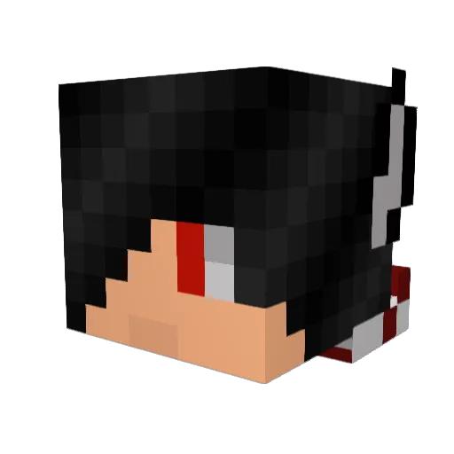 moonfire22 Minecraft avatar head, 3D render