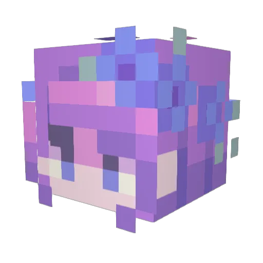 moonfire_1999 Minecraft avatar head, 3D render