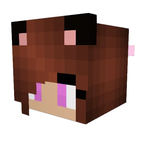 moongoddess159 Minecraft avatar head, 3D render