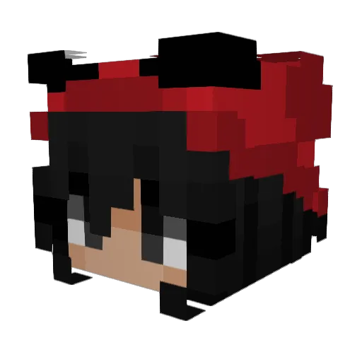 mooniee7 Minecraft avatar head, 3D render