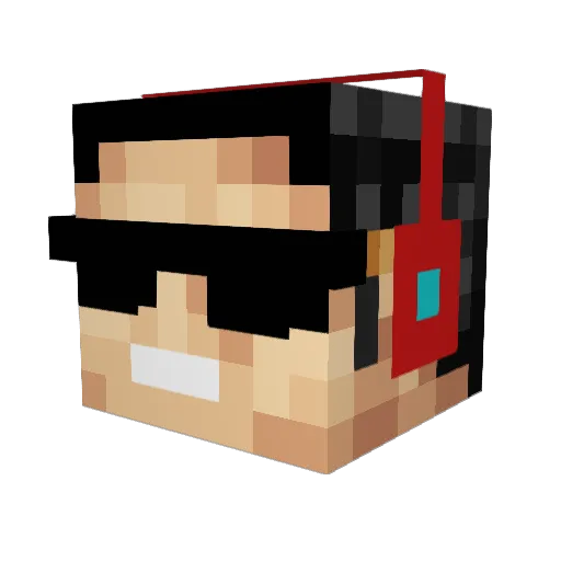 moonkey45 Minecraft avatar head, 3D render