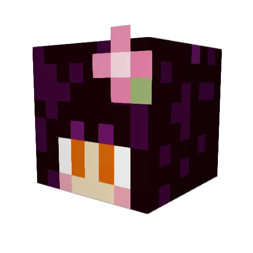 moonlady96 Minecraft avatar head, 3D render