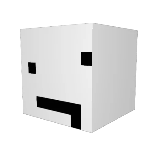 moonlakegg Minecraft avatar head, 3D render