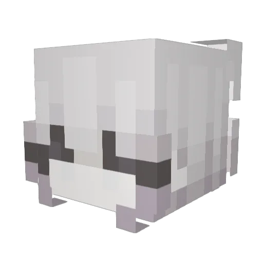 moonless0 Minecraft avatar head, 3D render