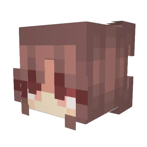 moonlight123 Minecraft avatar head, 3D render